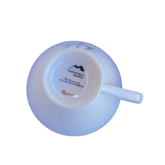 Vtg Mitterteich Bavaria Paris Demitasse Set - Picture 9 of 13